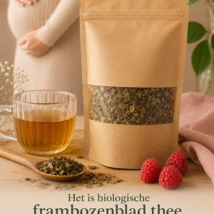 In the Pink - Mama Bloom. Biologische Frambozenblad thee